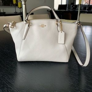 Coach mini Kelsey satchel crossbody bag.
